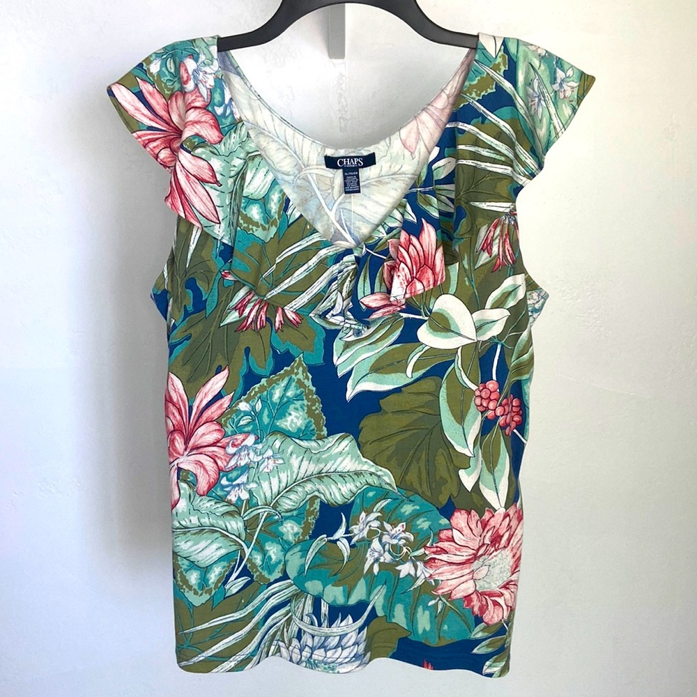 Chaps Tropical Blouse